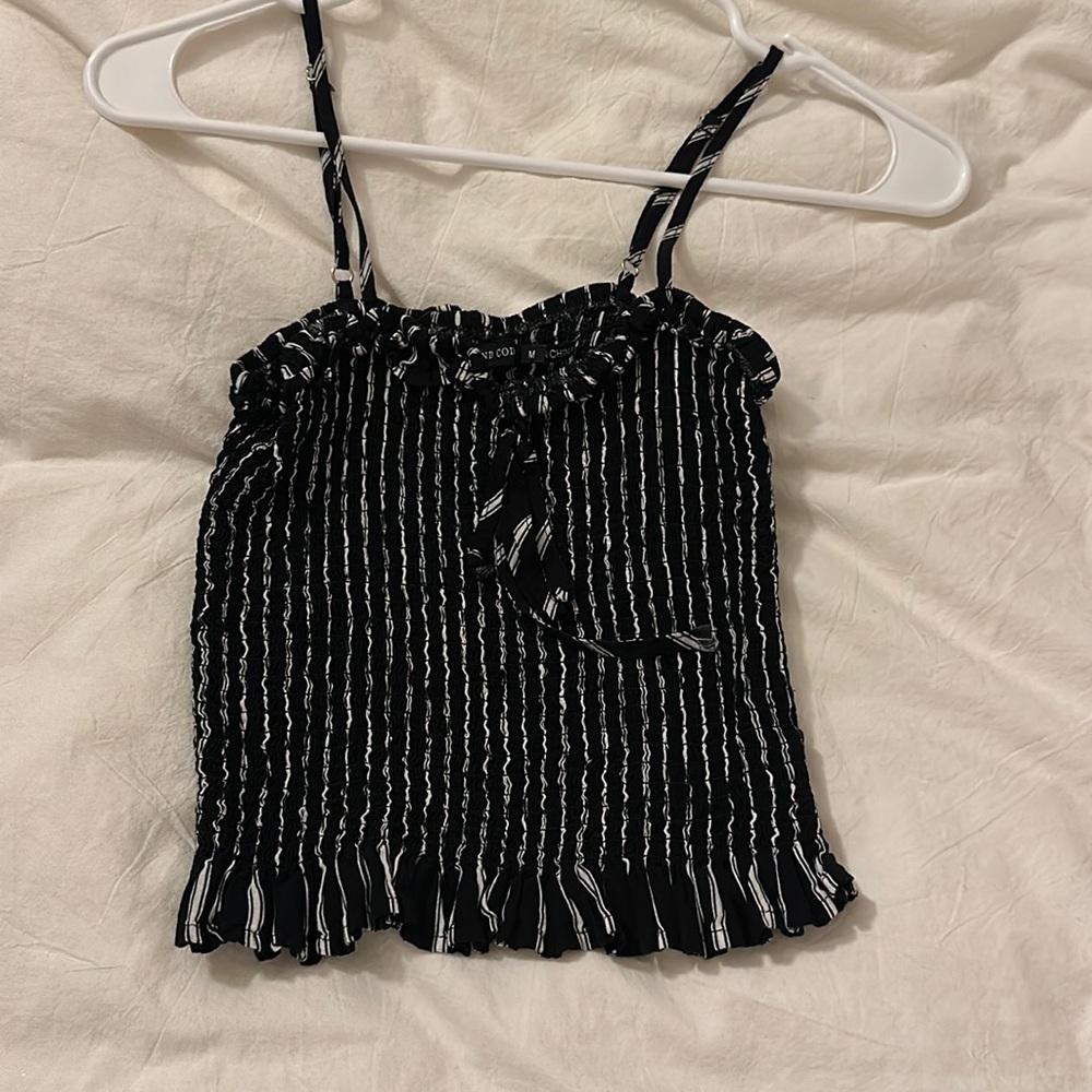 Striped crop top